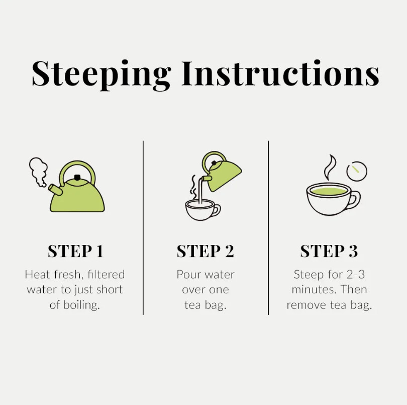 Organic Lean Green Tea Bags, SuperGreen Green Tea, Herbal Green Tea