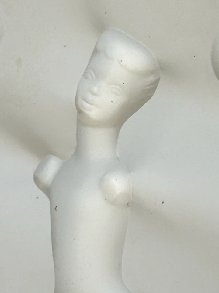 Molde de cerámica fundido sin cordones Jamar-Mallory vintage bailarina dama 7" JMF16 Foto 4 de 4