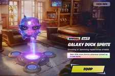 Galaxy Duck Sprite Fortnite