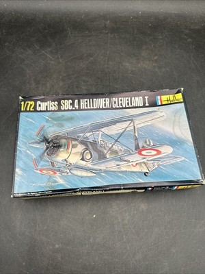 Vntg Heller 1:72 Curtiss SBC.4 ''Helldiver/Cleveland I'' Model Kit #285 NOB