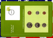 Coin Sets of All Nations Australia  UNC 50,20,10,5,2,1 cent 1982 23MAR1983