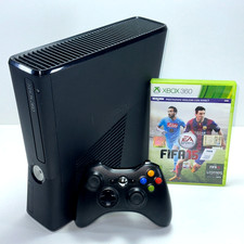 XBOX 360 Slim 250GB CONSOLE + CAVI CONTROLLER ORIGINALE HDMI e GIOCO - Microsoft