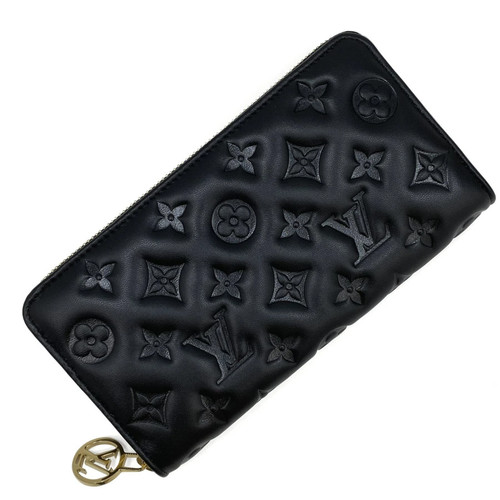 LOUIS VUITTON  Long Wallet  Round Zipper Zippy Wallet Monogram Embossed Leather