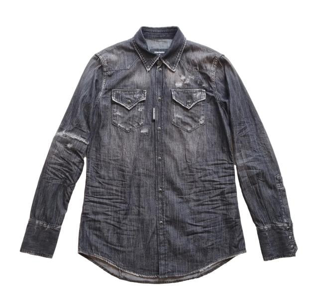 Dsquared2 Langarm-Джинсовая куртка для женщин S74DM0775 schwarz