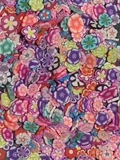 Miniature Polymer Clay Assorted Multi Color 3oz Flower Soft Nail Art DIY Craft 