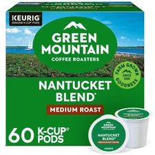 Green Mountain Coffee Roasters Nantucket Blend, Keurig Single Serve 60 Count 