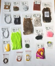 20 Pcs Lot HARELINE DUBBIN, INC Variety FLY TYING Mats 