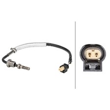 Sensor Abgastemperatur 2-polig 230 mm Kabel HELLA für u.a. MB E-KLASSE