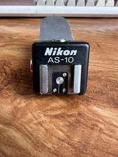 Vintage Nikon AS-10 TTL Multi-Flash Adapter w/ Offset Bracket