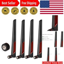 Omni-Directional WiFi Antenna with 8dBi Gain - 4-Pack for Maximum Connectivity