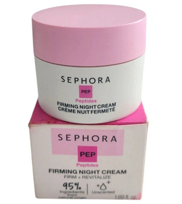 SEPHORA Firming Night Cream with Peptides PEP ~ 1.69 fl oz ~ BRAND NEW + SEALED