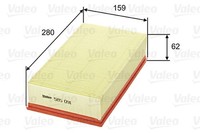 Valeo Luftfilter 585091 Filtereinsatz FüR Renault Avantime Espace 3 Dci DE01