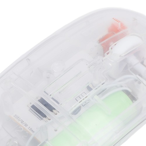 Transparent Wireless BT Mouse With USB Receiver 2.4G 3 Adjustable DPI Compute CB - Bild 9 von 22