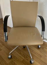 Ergonomic Office Chair / Refurbished Ahrend 350 / Cream Leather
