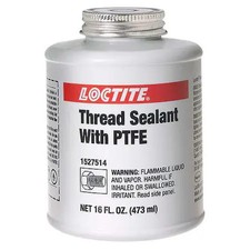 Loctite 1527514 Pipe Thread Sealant, 5113, 16 Fl Oz, Brush-Top Can, Off-White
