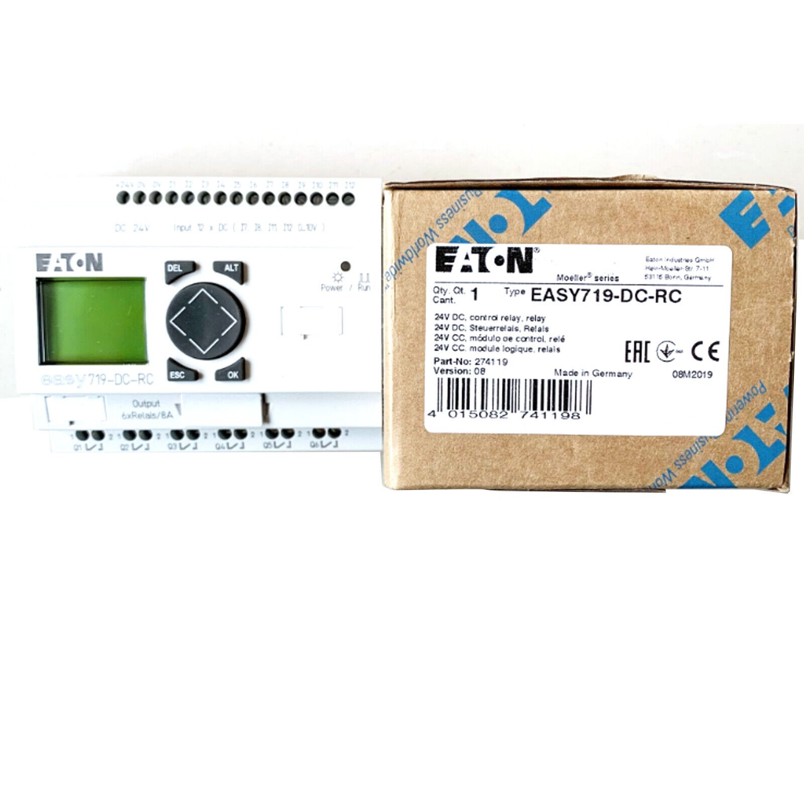 New In Box   EASY719-DC-RC Programmable Relay #A6-3