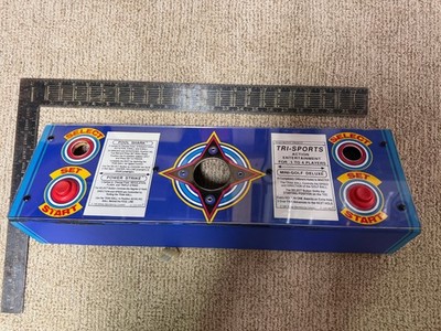 Bally Midway Tri-Sports Arcade CPO Control Panel Overlay   Original   Parts/Rep
