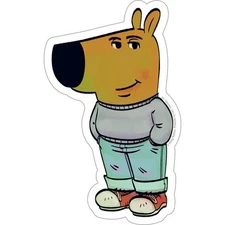 Stickers - C&D Visionary - Chill Guy Lowkey 3.4"x5.5" NEW Decal