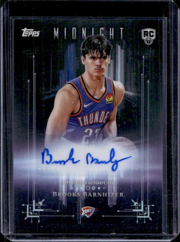 2025-26 Topps Midnight Brooks Barnhizer Dark Marks RC Auto #DMR-BB Rookie