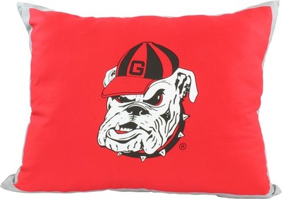 Everything Comfy Georgia Bulldogs 20'' x 28'' Fully Stuffed Big Logo Pillow