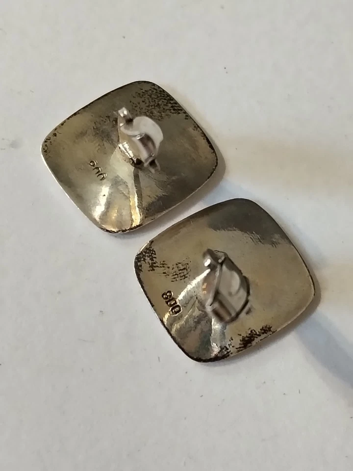 Gemelli in argento 800 vintage - Bellissimi! - Immagine 3 di 4