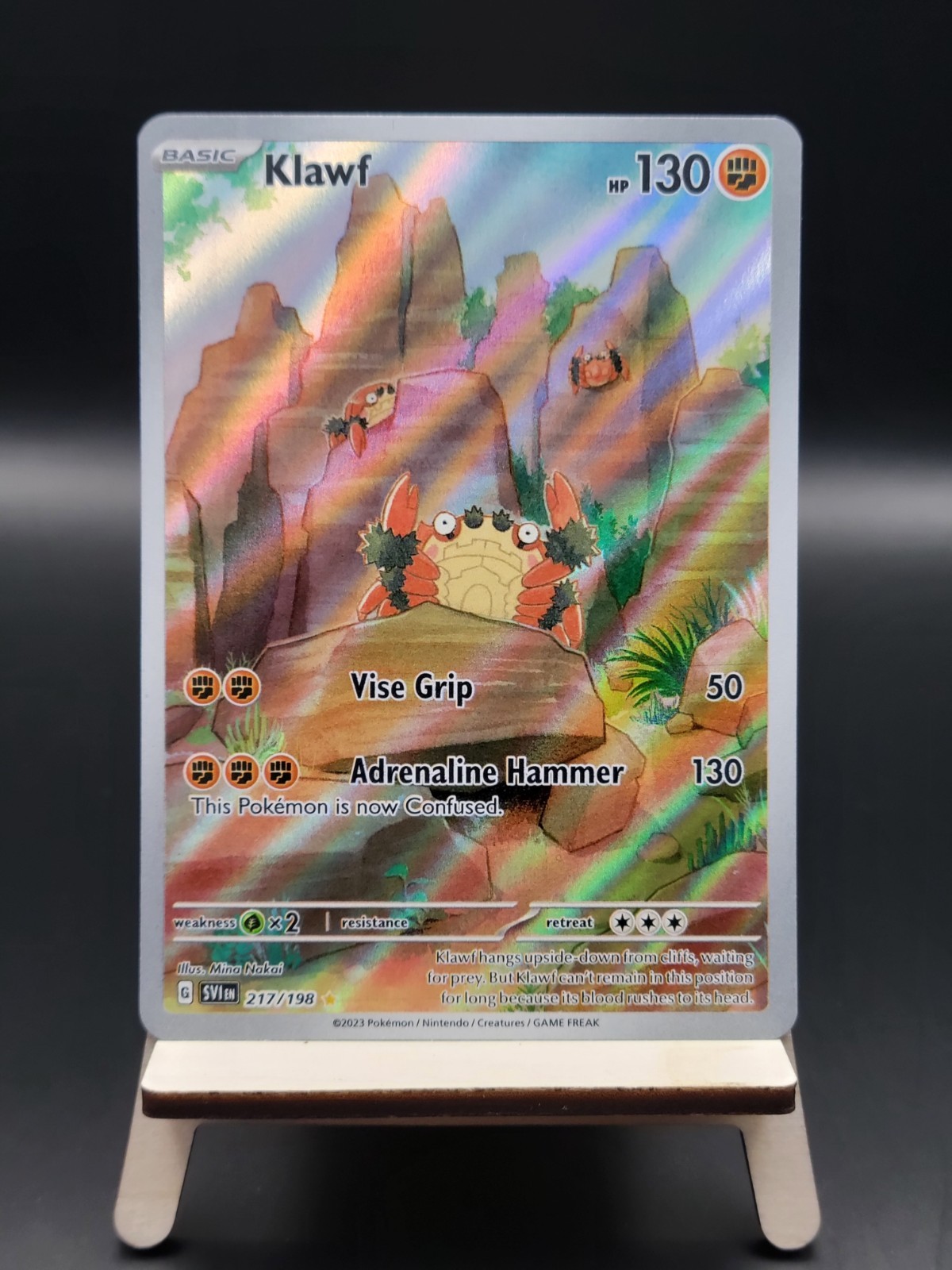 Klawf (Illustration Rare) - 217/198 - Pokemon Scarlet & Violet: Base Set