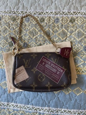 Louis Vuitton Mini Pochette Trunks Vintage Top