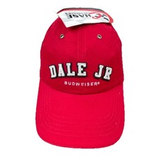 Vintage Nascar Hat Cap Strap Back Base Ball Dale Earnhardt Jr Budweiser Racing