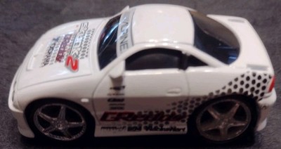 2004 Hot Wheels Hot Tunerz Acura Integra White Tooned Diecast