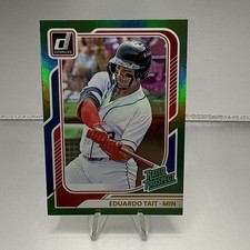 2026 Panini Donruss Baseball EDUARDO TAIT Rated Prospect Green Foil /199 Twins