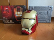 Iron Man Mark 7 helmet wearable voice controlled automatic opening and closin JP