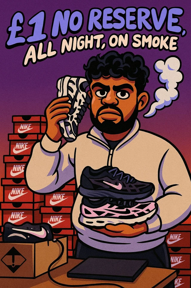 £1 Sneaker Auctions All Night !!!!