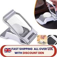Heavy Duty Aluminium Egg Slicer for Hard Boiled Eggs Strawberry Slicer Stainless