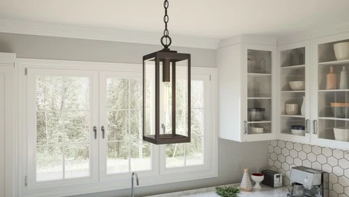 Quoizel WVR1507 Westover 7"W Mini Pendant - Brass - Picture 2 of 12