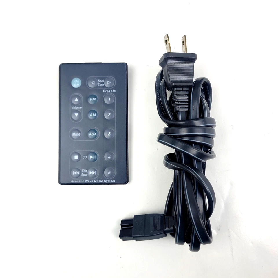 Bose Acoustic Wave Music System CD-3000 AM/FM/CD Player Charcoal Tested (76AC) - Image 3 of 4