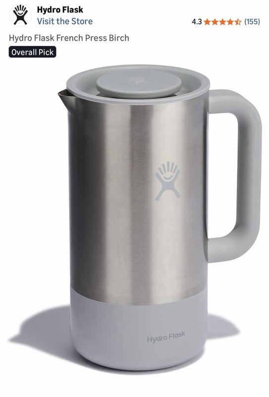 Hydro Flask French Press - Stainless