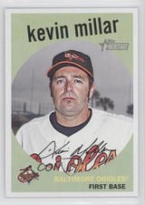 2008 Topps Heritage Black Back Kevin Millar #607 0b3