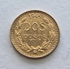 Photo of a 1945 Mexico 2 Pesos Gold from an eBay listing that sold on Jul 19, 2026
