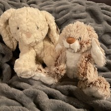 Way To Celebrate Floppy Bunny Plush  Melissa  Doug Burrow Bunny Plush Lot