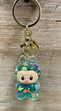 Labubu Green Acrylic Keychain 4.5" x 1.5"