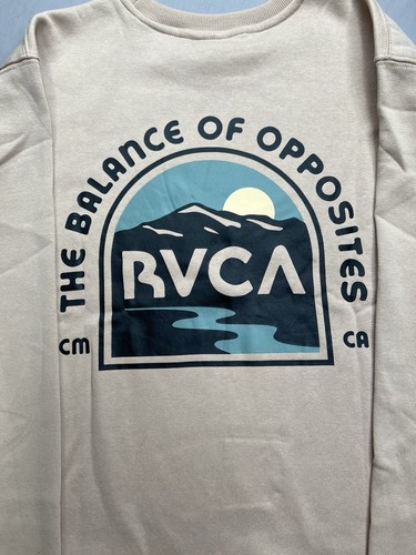 Felpa pullover girocollo uomo RVCA Oliver taglia XL - Foto 3 di 4