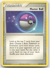Master Ball 88/107 EX Deoxys Pokemon TCG DM