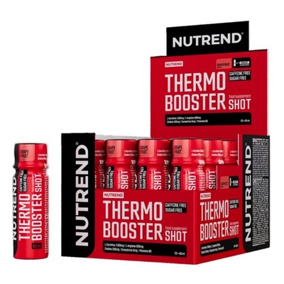 (22,49 EUR/l) Nutrend Thermo Booster Shot 20 x 60ml Ampulle Grapefruit
