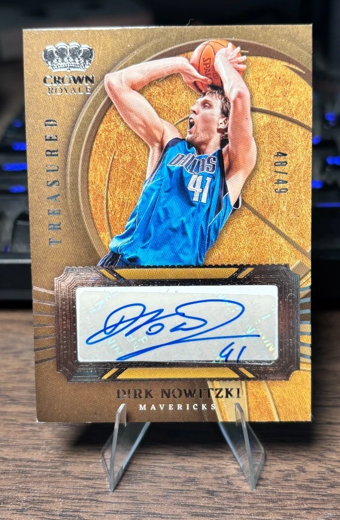 Panini Dirk Nowitzki Basketball Original Autographed Sports
