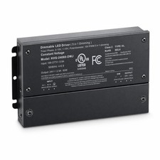 Dimmable LED Driver, AC 100-277V to DC 24V 2.5A 60W Transformer  5-in-1 Triac,