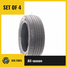 Set Of 4 Used 23555r19 Kumho Crugen Premium 101h - 6.5-7.532 Set Of 4 Used 23555r19 Kumho Crugen Premium 101h - 6.5-7.532