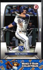 Nick Pratto 2023 Bowman #8 Kansas City Royals Rookie RC