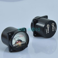1pc VU Panel Meter Black Light Tube Amplifier Voltage Audio Voltmeter 300B 35x35