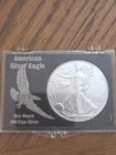 2026 American Silver Eagle 1 oz .999 Fine Silver Type 2 in EMCO Display Case