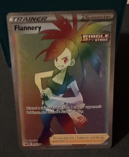Flannery 191/198 Chilling Reign EN Full Art Holo Secret Rare Trainer Supporter